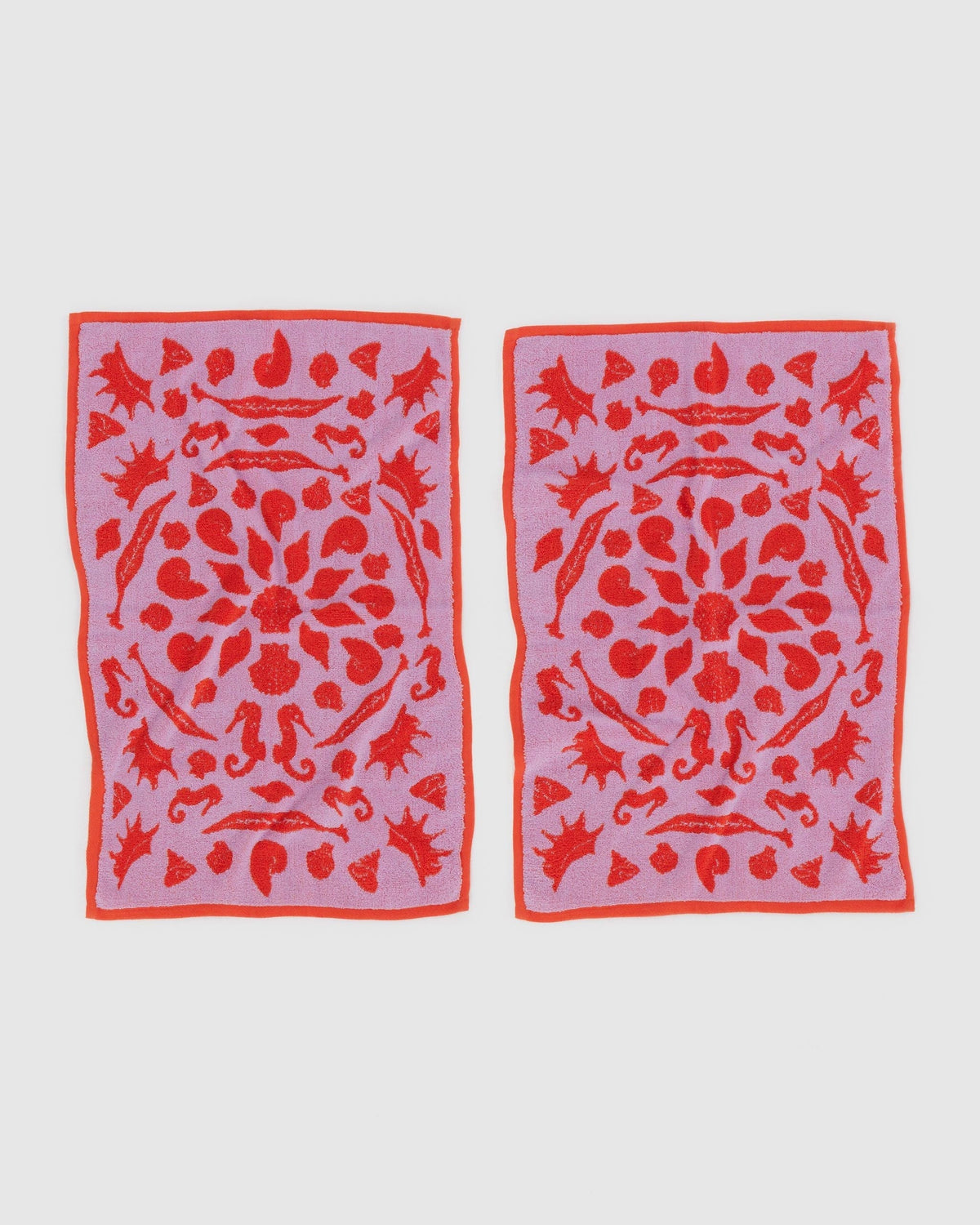 Hand Towel Set of 2 - Sea Shells